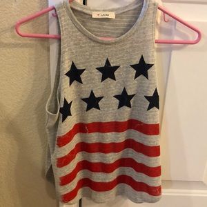 American Flag tank top